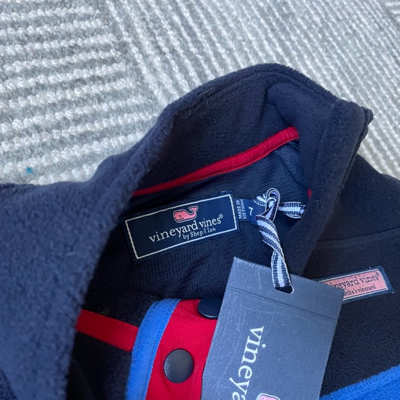 Vineyard vines Boys color block fleece - Picture 2 of 3